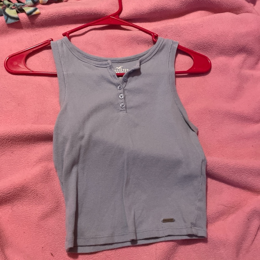 Hollister Blue Tank Top